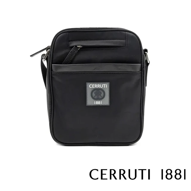 Cerruti 1881 義大利頂級肩背包斜背包(黑色 CEBO06415N)
