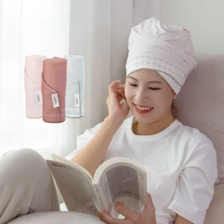 【SIKAER】好好棉-台灣製自黏擦髮巾 3入組(自黏、抗菌、包髮巾、毛巾)
