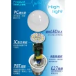 【haogeen】智能光控感應燈座 國際電壓彎管插頭式燈座+13W白光 超省電節能LED燈泡(燈座+燈泡超值組)