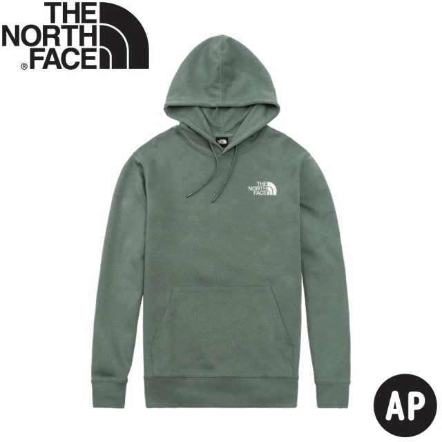 The North Face 男 保暖長袖連帽T恤 AP《綠》5AZF/大學T/帽T(悠遊山水)