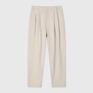 【GAP】女裝 錐形卡其褲-岩石色(872619)