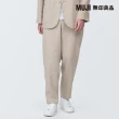 【MUJI 無印良品】男亞麻錐形褲(共4色)