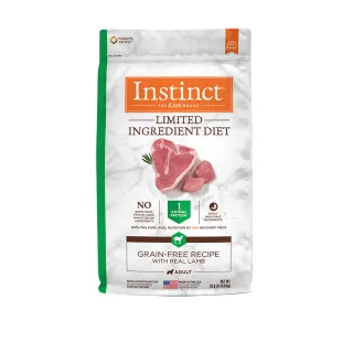 【Instinct原點】羊肉低敏成犬配方20lb(WDJ 狗飼料 無穀飼料  肉含量高 低過敏)