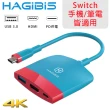 【HAGiBiS 海備思】副廠 Switch擴充器 HDMI+USB3.0+PD