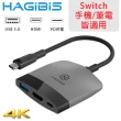 【HAGiBiS 海備思】副廠 Switch擴充器 HDMI+USB3.0+PD