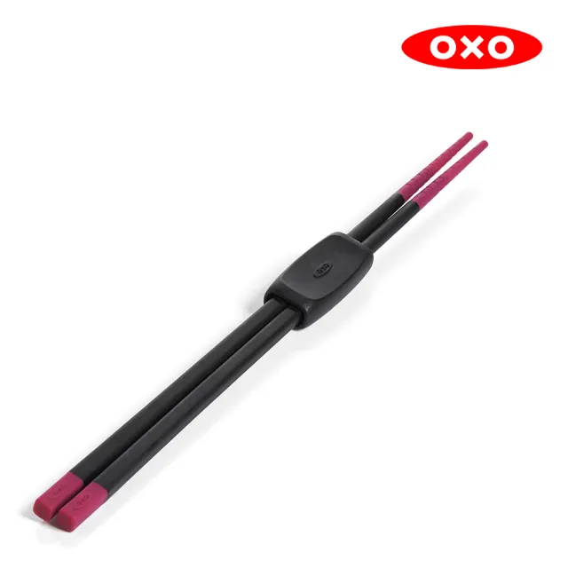 【OXO】不傷鍋超值2件組(彈性鍋鏟+矽膠長筷)
