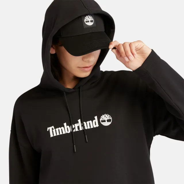 【Timberland】女款黑色連帽上衣(A6AZ2001)