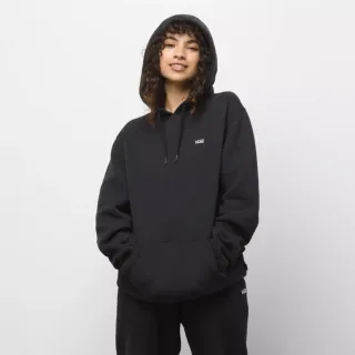 【VANS 官方旗艦】ComfyCush Pullover 男女款黑色連帽大學T