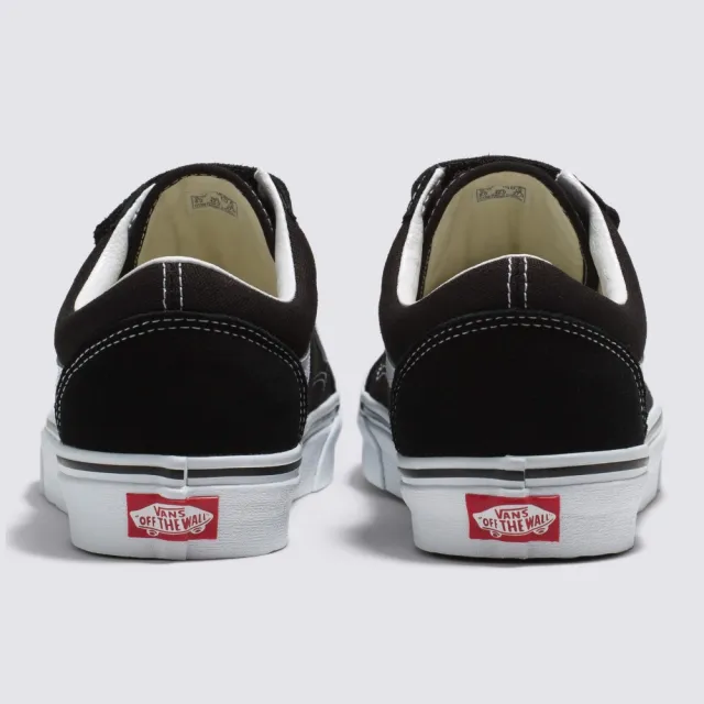 【VANS 官方旗艦】Old Skool V 男女款黑色滑板鞋