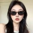 【Seoul Show 首爾秀】星球復古橢圓貓眼太陽眼鏡UV400墨鏡 28(防曬遮陽)