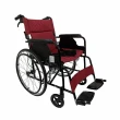 【海夫健康生活館】杏華機械式輪椅 未滅菌 折背款 鋁合金輪椅 22吋後輪/18吋座寬 輪椅B款 藍色(F16S)