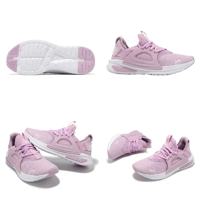 【PUMA】慢跑鞋 Softride Enzo Evo Better Rmx 男女鞋 紫 白 緩衝 厚底 運動鞋(378291-14)