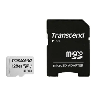 【Transcend 創見】TF microSDXC-300S 128G 記憶卡 附轉卡