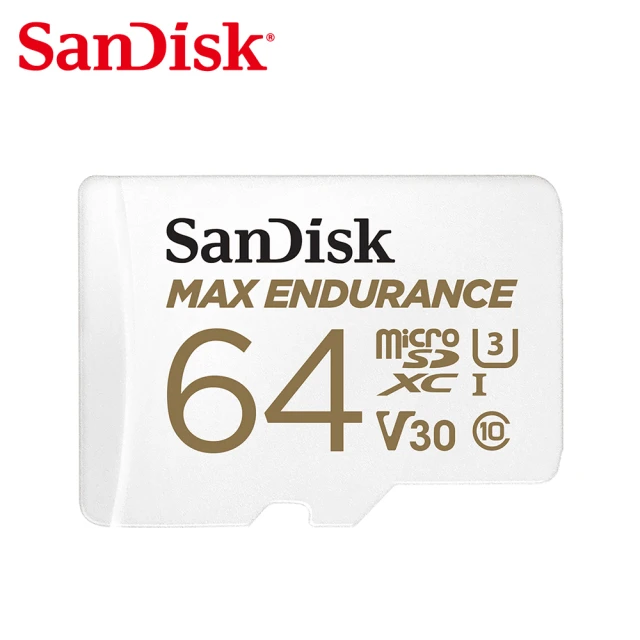 【SanDisk 晟碟】Max Endurance microSDXC 64GB 記憶卡