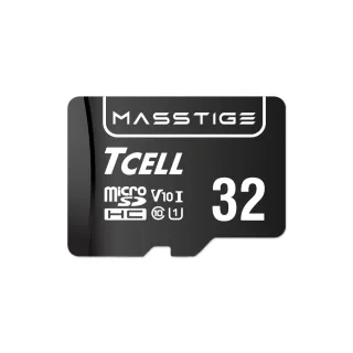 【TCELL 冠元】MASSTIGE microSDHC-U1C10 32GB 記憶卡 - 10入組