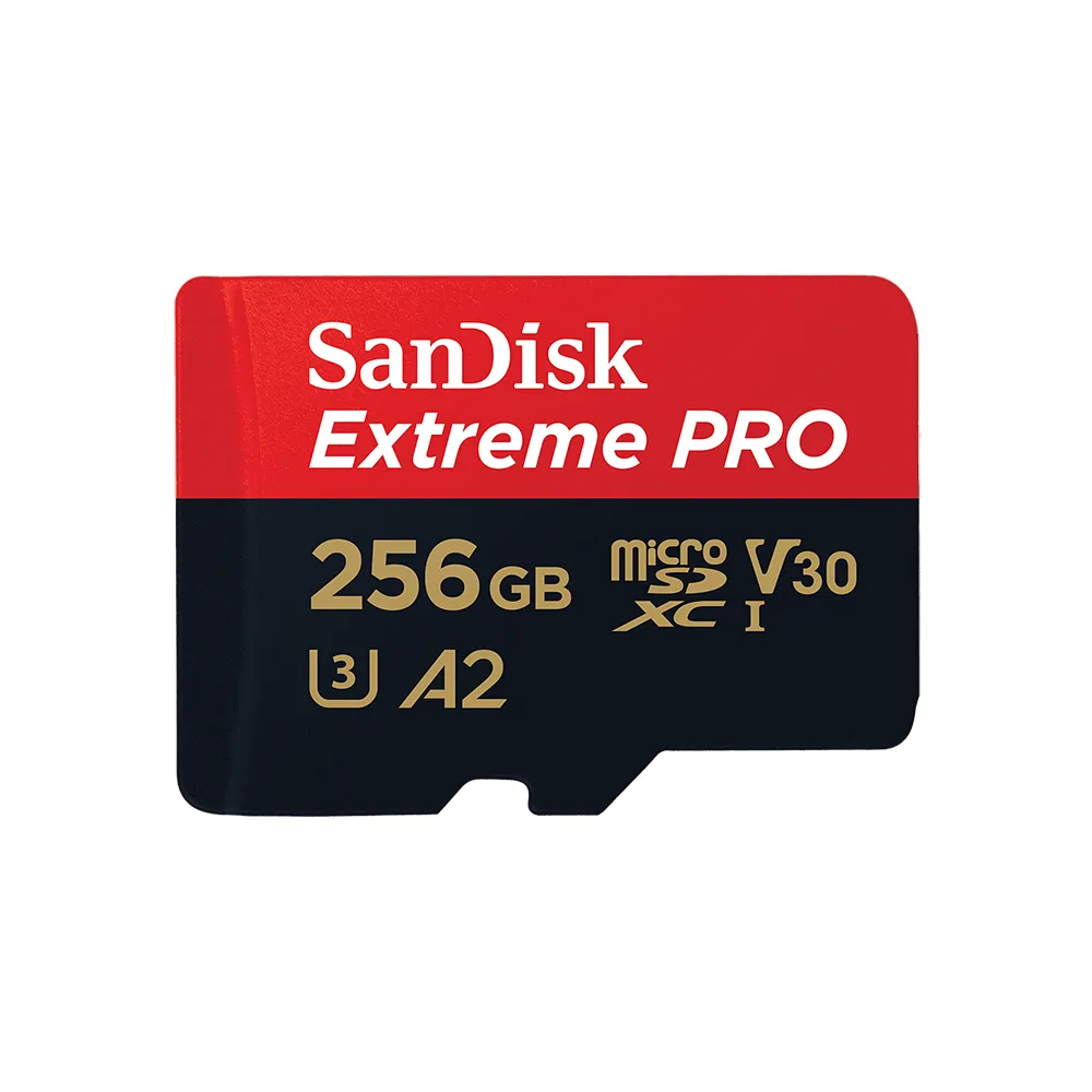 【SanDisk 晟碟】ExtremePRO microSDXC 256GB 記憶卡