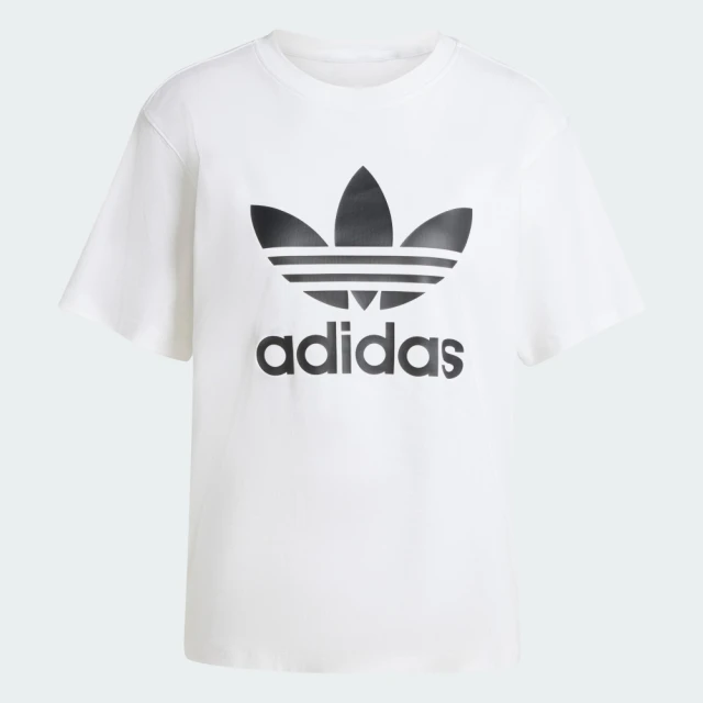 adidas 愛迪達 TREFOIL TEE 短袖 休閒 短T 白色 三葉草 女(IR9534)