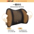 【OMyCar】3D人體工學車用護腰墊-快(車用護腰墊 腰靠墊 腰枕 慢回彈護腰墊)