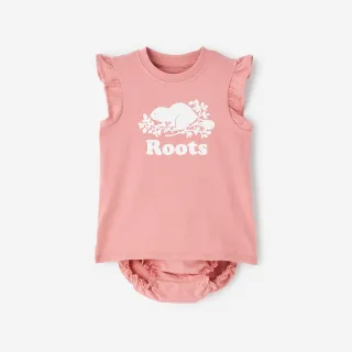 【Roots】Roots 嬰兒- COOPER洋裝(桃粉色)