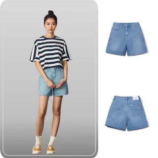 【Lee 官方旗艦】女裝 牛仔短褲 / 經典五口袋 淺藍洗水(LB422018894)