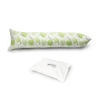 【GreySa 格蕾莎】成人側睡抱枕-植物+(備用布套)