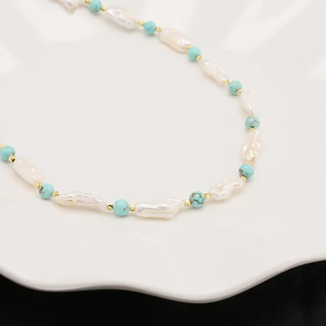 【禧禧珠寶】巴洛克珍珠松石套組