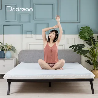 【Dr. dream】涼感記憶床墊 標準雙人 10公分厚度(藍晶靈記憶 慢回彈)