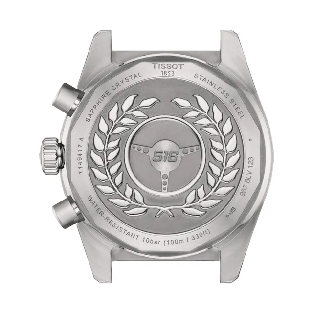 【TISSOT 天梭】PR516 經典復刻計時腕錶-40mm雙色 母親節(T1494172205100)
