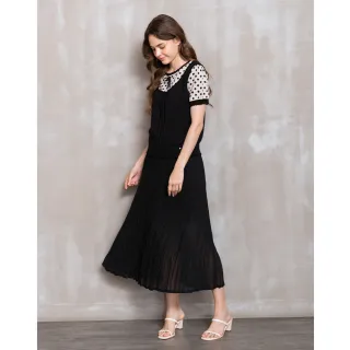【perng yuh 芃諭名品】漫柔光影 鬆緊 壓褶 長裙(2024 SS Collection｜3A春夏系列)