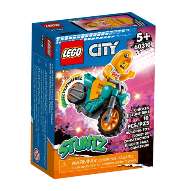 LEGO 樂高LEGO 樂高 City-小雞特技摩托車(60310)