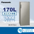 【Panasonic 國際牌】170L直立式冷凍櫃(NR-FZ170A-S)