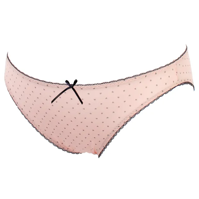 【Gennies 奇妮】哺乳內衣褲成套 幸運草深V軟鋼圈內衣 低腰內褲(孕婦內衣 上開扣 孕婦內褲 粉 A56B66)
