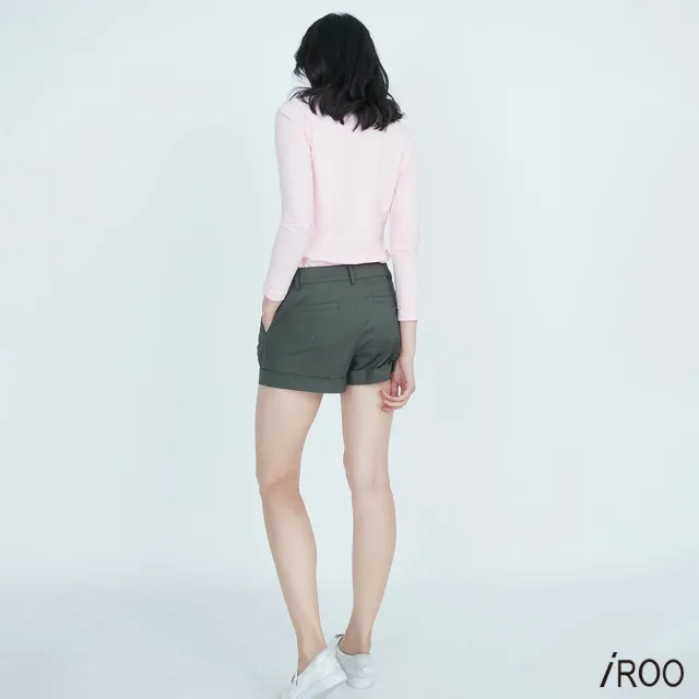【iROO】休閒圖案經典棉質上衣