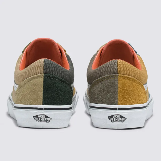 【VANS 官方旗艦】Old Skool Split 男女款彩色拼接滑板鞋/休閒鞋/帆布