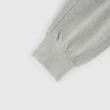 【GAP】男裝 Logo抽繩束口鬆緊棉褲 碳素軟磨法式圈織系列-淺灰色(841226)