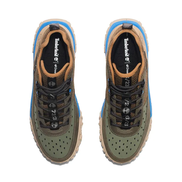 【Timberland】男款綠色 Greenstride™ Motion 6 中筒健行鞋(A5TMG991)