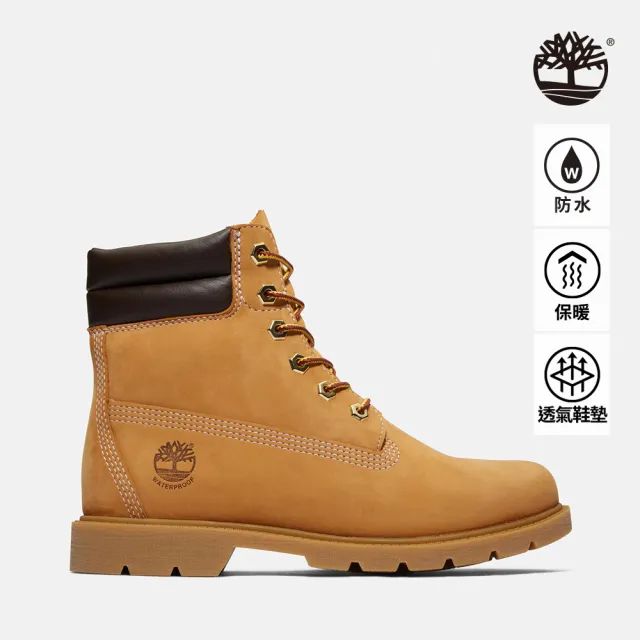 【Timberland】女款小麥色防水六吋靴(A161G231)