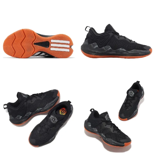 【adidas 愛迪達】籃球鞋 D Rose Son Of Chi 3 黑 橘 緩震 男鞋 愛迪達(IG5559)
