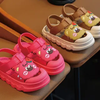 【MANI 瑪尼】兒童夏季小熊涼鞋軟底涼鞋休閒鞋(兒童夏季涼鞋)