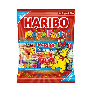 【HARIBO 哈瑞寶】無敵派對Q軟糖分享包(250g)