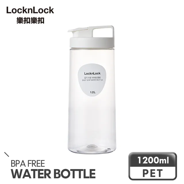 【LocknLock 樂扣樂扣】PET輕鬆手提冷水壺1200ml(二入/四色任選/桌上水壺/家用水壺)