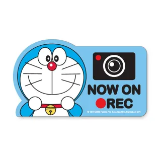 【Doraemon 哆啦A夢】磁性車身貼 錄影中(台灣製)