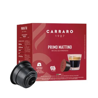【CARRARO】義式晨光 Primo Mattino 咖啡膠囊(16顆/盒 雀巢 Dolce Gusto 咖啡機專用)