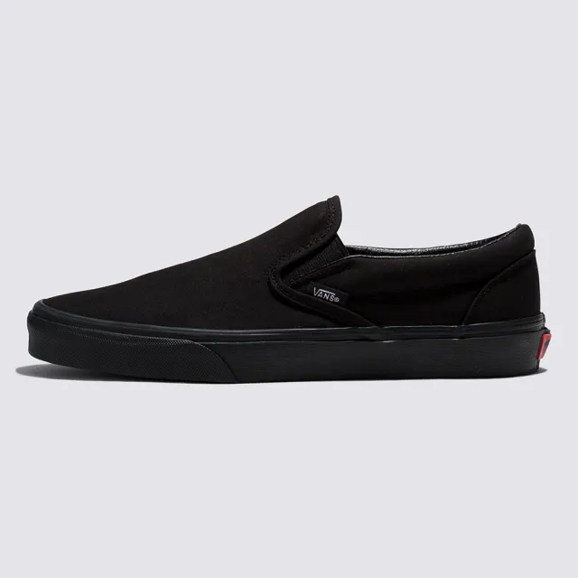 【VANS 官方旗艦】Classic Slip-On 男女款全黑色滑板鞋/休閒鞋
