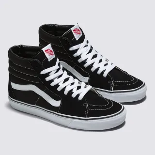 【VANS 官方旗艦】Sk8-Hi 男女款黑白色滑板鞋