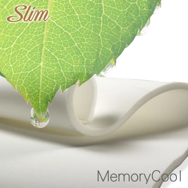 【SLIM溫控紓壓型】親膚記憶膠乳膠抗菌獨立筒床墊(單人加大3.5尺)