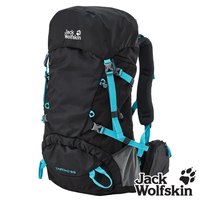 【Jack wolfskin 飛狼】Taroko 登山背包 55L(黑色)