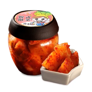 【韓味不二】韓味道蘿蔔泡菜 700gX1罐(鹹香道地 小塊蘿蔔 韓國湯飯店裡的標配泡菜)