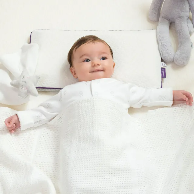 【ClevaMama】透氣防扁頭護頭型嬰兒枕(0-12個月適用)