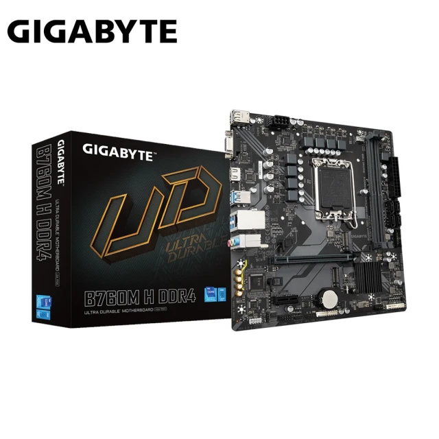 GIGABYTE 技嘉 B760M H DDR4 主機板好評